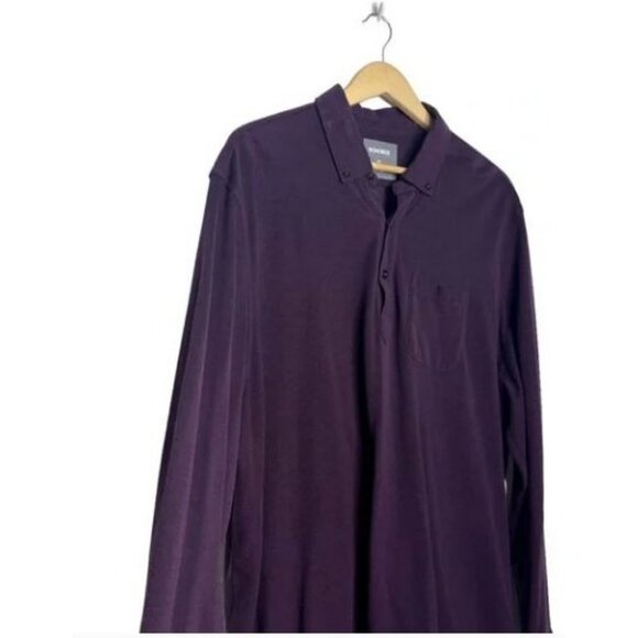 Bonobos Mens Long Sleeve Button-Up Shirt XXL 100% Cotton Purple - Picture 3 of 6
